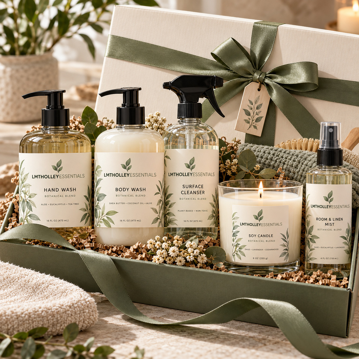 Botanical Spa Essentials Gift Set