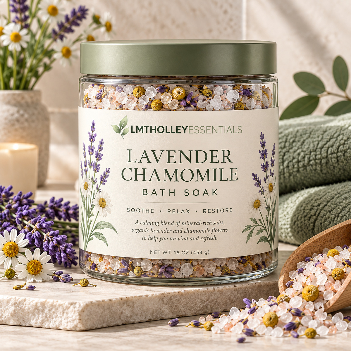 Lavender Chamomile Bath Soak
