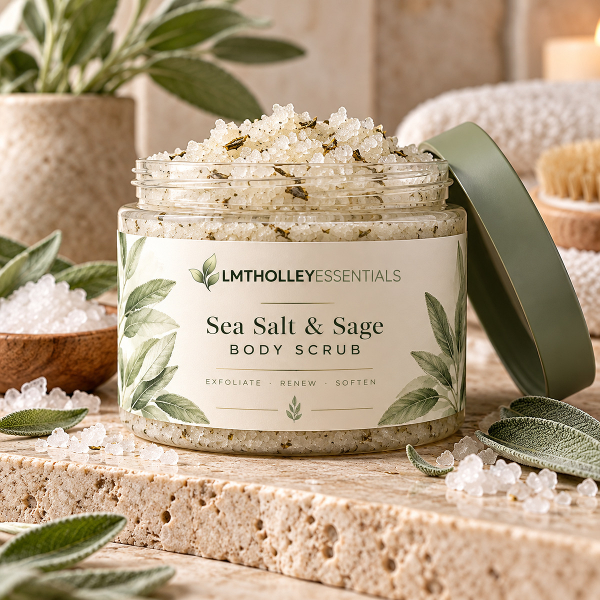 Sea Salt & Sage Body Scrub